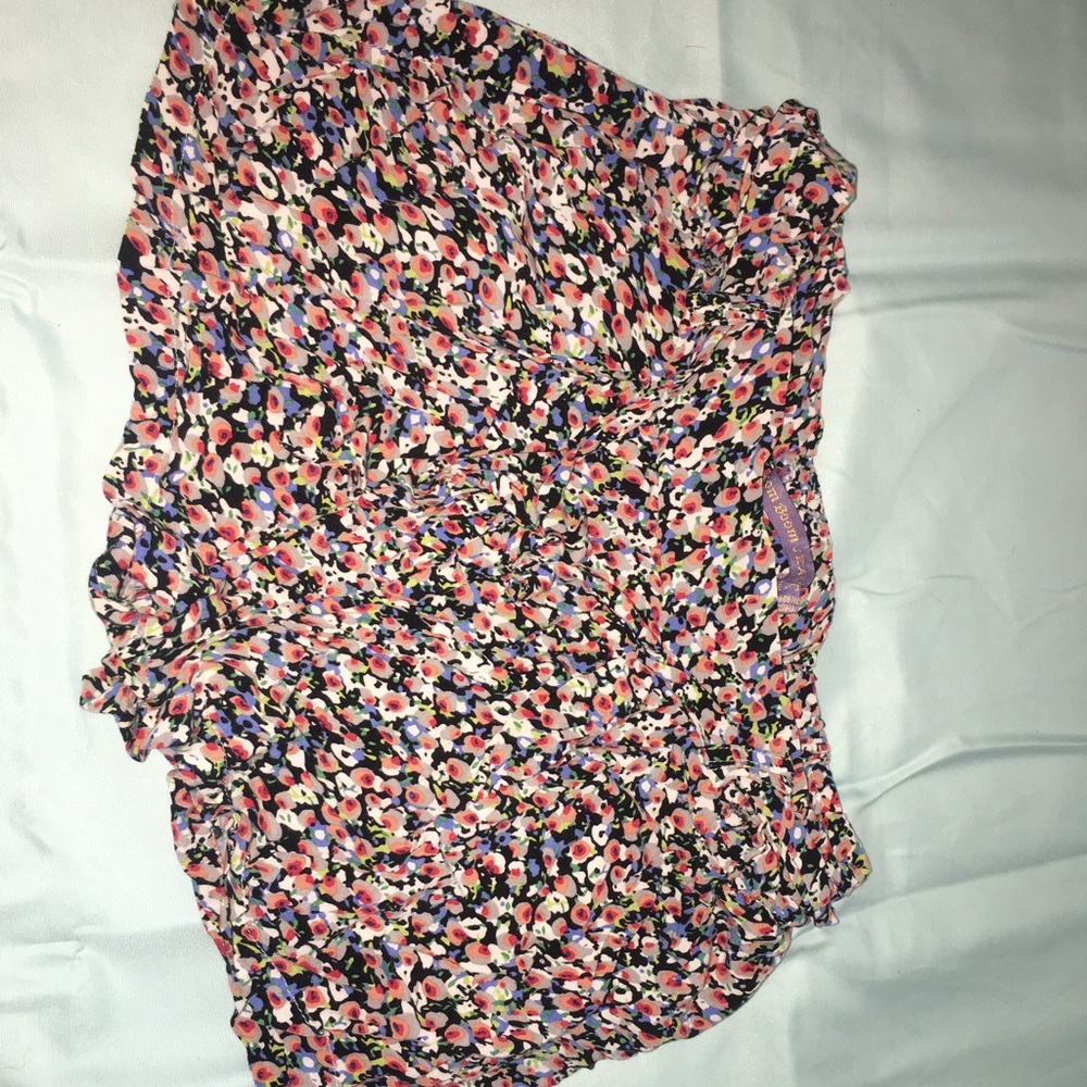 Floral dress shorts